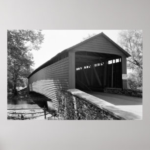 Griesemer Mill Covered Bridge Poster