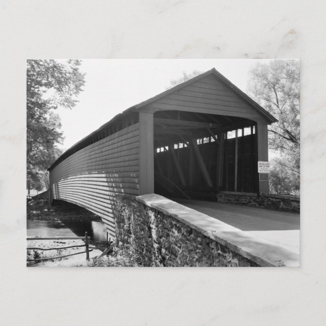 Griesemer Mill Covered Bridge Postkarte (Vorderseite)