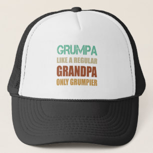 Griesgrämiger Opa wie ein normaler Opa, nur mürris Truckerkappe