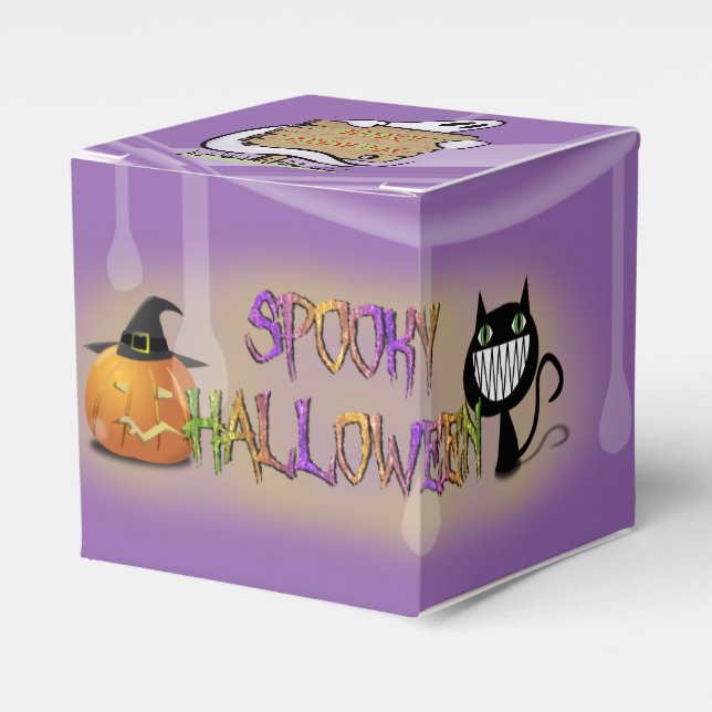 griesgrämiges Halloween Geschenkschachtel (Vorderseite)