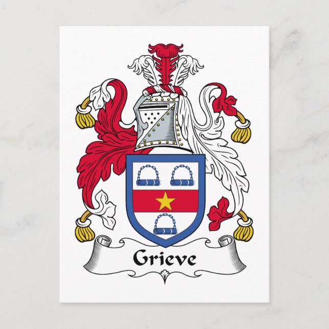 Grieve Familienwappen Postkarte (Vorderseite)