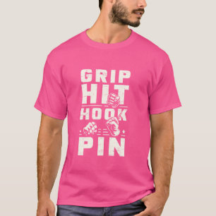 Griff Schlag Haken Pin Kampftraining-Slogan T-Shirt