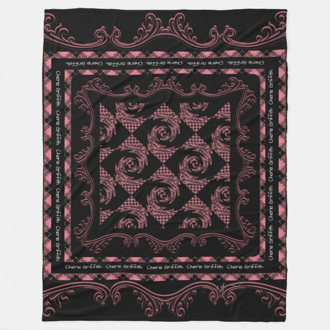 Griffance-Cherie Griffith Fleecedecke (Vorderseite)