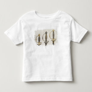 Griffe von drei französischen Schwertern: ein von Kleinkind T-shirt
