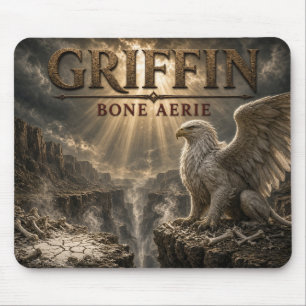 Griffin Bone Aerie Dark Realismus Mousepad