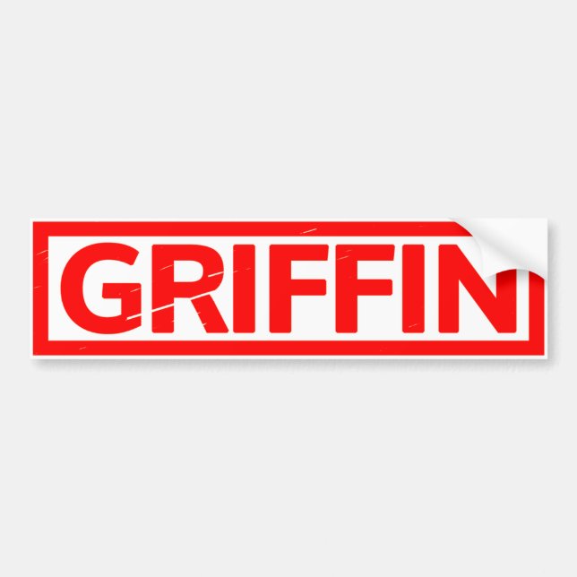 Griffin Briefmarke Autoaufkleber (Vorne)