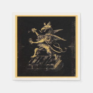 Griffin Cocktail Napkin Serviette