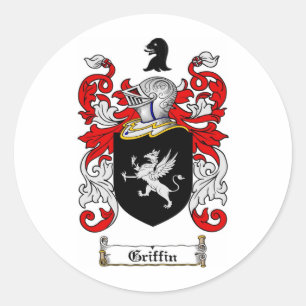 GRIFFIN-FAMILIENWAPPEN - GRIFFIN-Wappen Runder Aufkleber