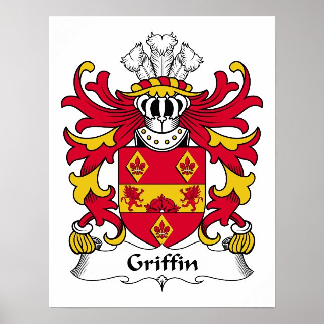 Griffin Familienwappen Poster (Vorne)