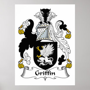 Griffin Familienwappen Poster