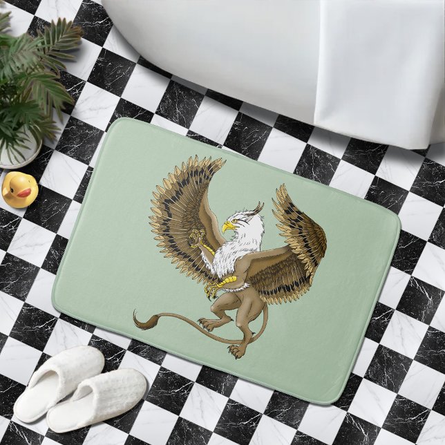Griffin Fantasy Griffin Mythology Badematte (Von Creator hochgeladen)