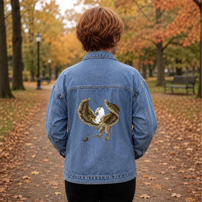 Griffin Fantasy Griffin Mythology Jeansjacke (Von Creator hochgeladen)