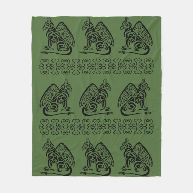 Griffin Fleecedecke (Vorderseite)