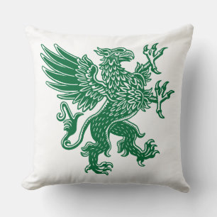 Griffin - Forest Green Kissen