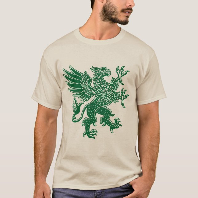 Griffin - Forest Green T - Shirt (Vorderseite)