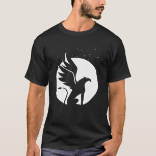 Griffin-Grafik mit dem Hintergrund der Feier T-Shirt