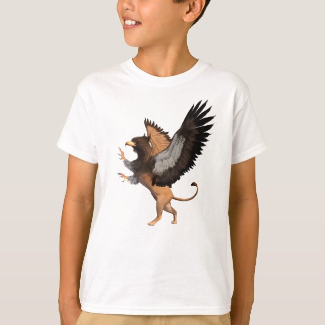 Griffin Griffin Mythische Kreatur T-Shirt (Vorderseite)