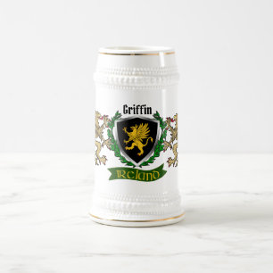Griffin/O'Griffy Irish Shield Beer Stein Bierglas