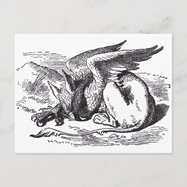 Griffin Postkarte (Vorderseite)