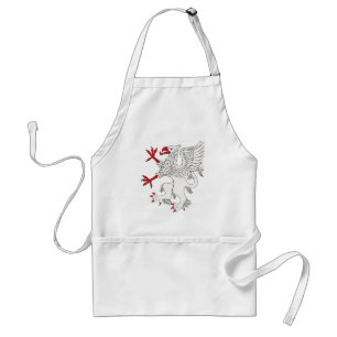 Griffin Rampant Argent Schürze