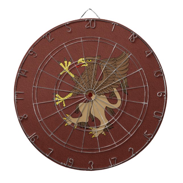 Griffin Rampant Dartscheibe (vorne)