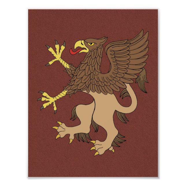 Griffin Rampant Fotodruck (Vorne)