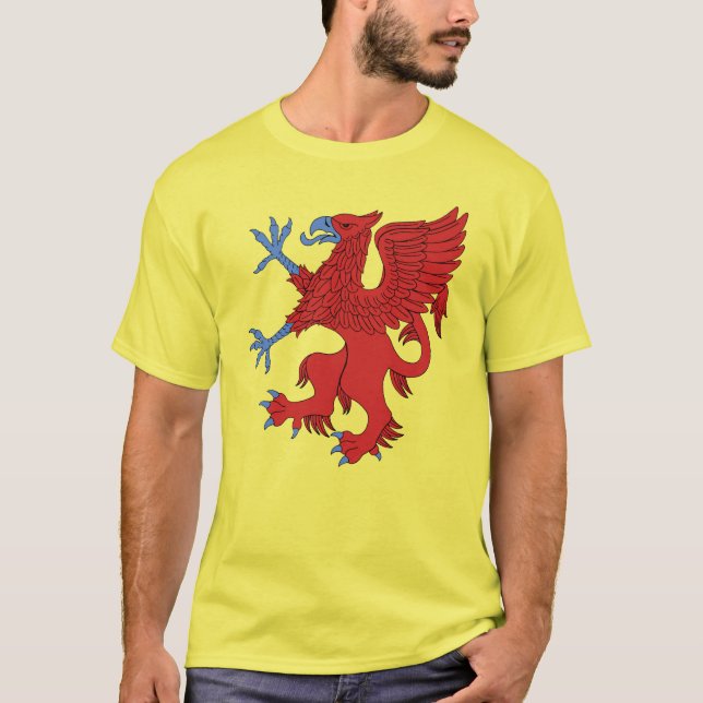 Griffin Rampant Gules T-Shirt (Vorderseite)