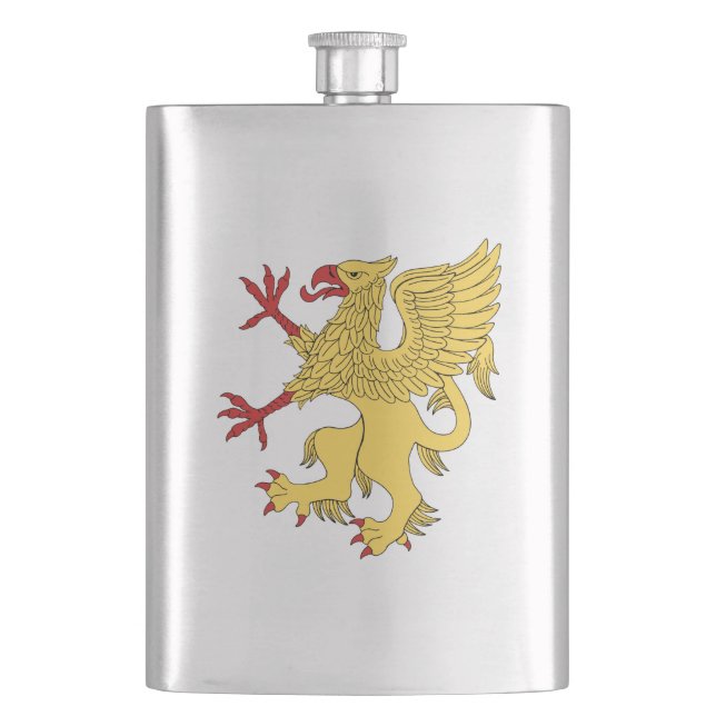 Griffin Rampant or Flachmann (Vorderseite)