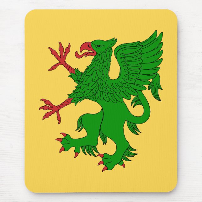 Griffin Rampant Vert Mousepad (Vorne)