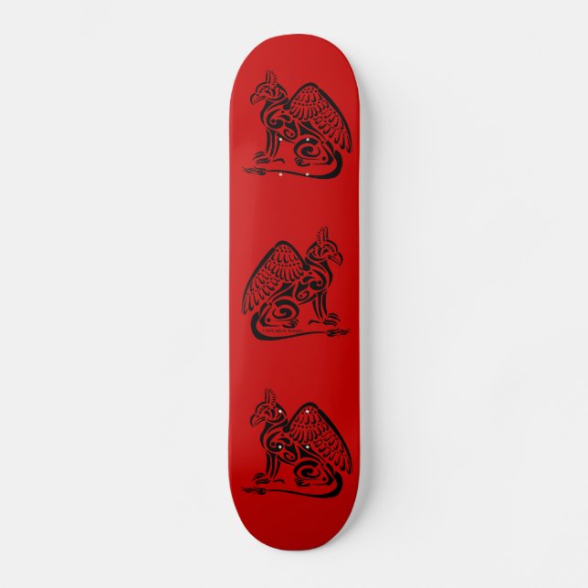 Griffin Red Skateboard (Vorderseite)