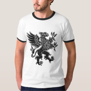 Griffin - Schwarzweiß-T - Shirt