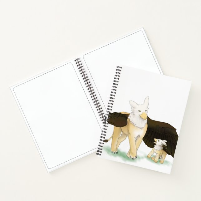 Griffin und Babybuch Notizbuch (Innenseite)