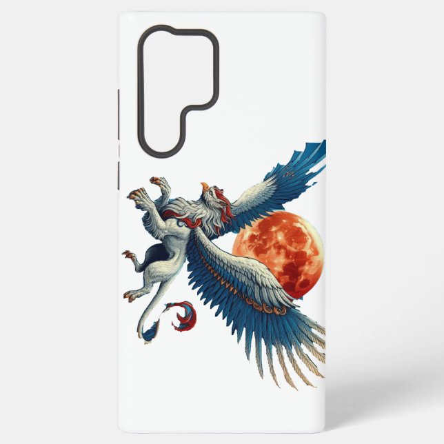 Griffin und Moon Samsung Galaxy Hülle (Rückseite)