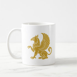 Griffin von Abdera Antikes griechisches Emblem aus Kaffeetasse