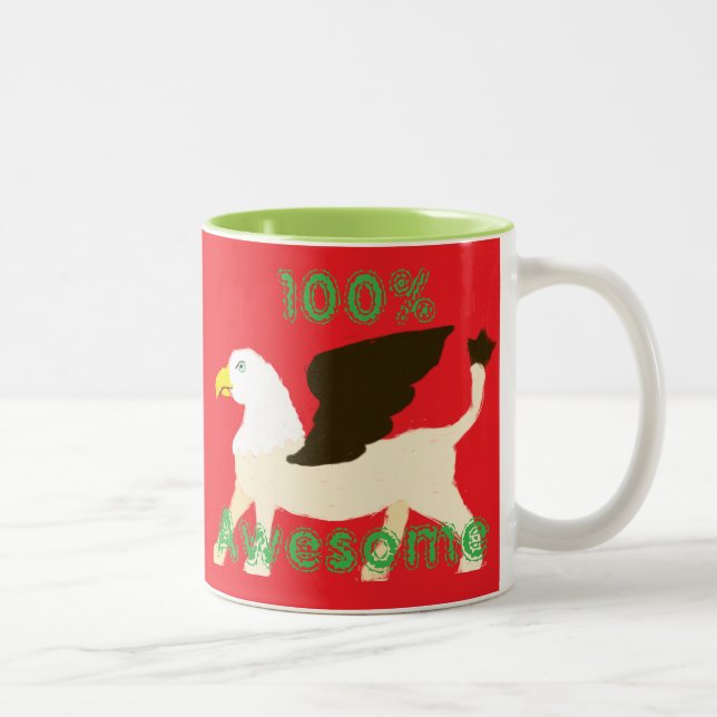 Griffin Zweifarbige Tasse (Rechts)