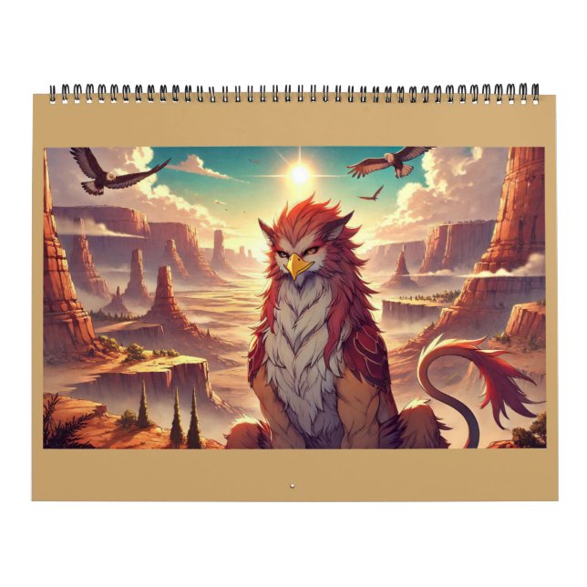 Griffins, Dragons, & Desolate landscapes Kalender (Titelbild)