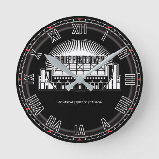 Griffintown-Sehenswürdigkeit Runde Wanduhr