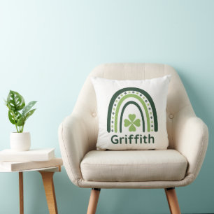Griffith Klee Boho Regenbogen Kissen