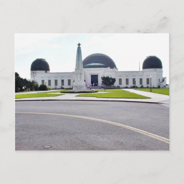 Griffith-Observatorium Sternwarten Postkarte (Vorderseite)