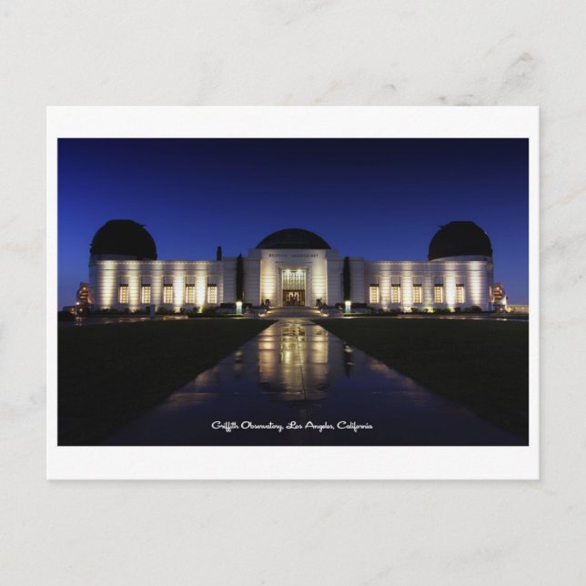 Griffith Observatory Postkarte (Vorderseite)