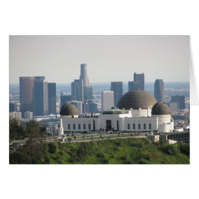Griffith Observatory und Downtown Los Angeles (Vorderseite (Horizontal))