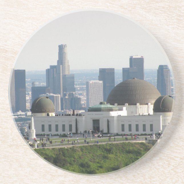 Griffith Observatory und Downtown Los Angeles Untersetzer (Vorne)