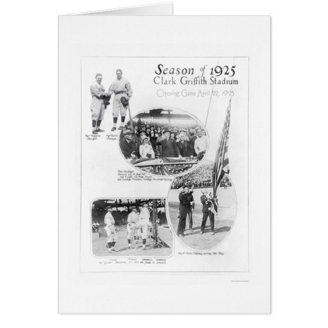 Griffith-Stadions-Baseball 1925 (Vorne)
