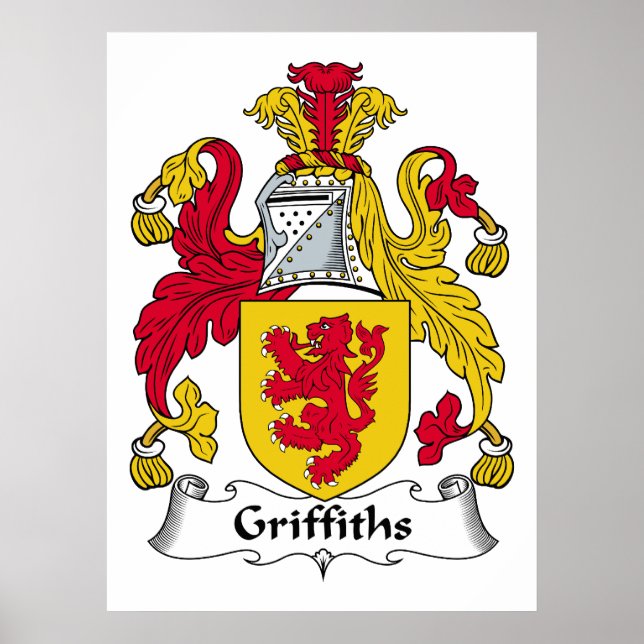 Griffiths Familienwappen Poster (Vorne)
