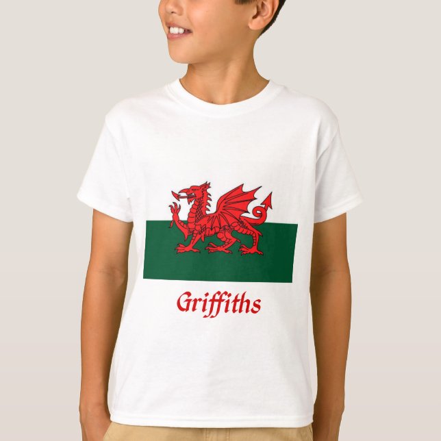 Griffiths Welsh Flag T-Shirt (Vorderseite)