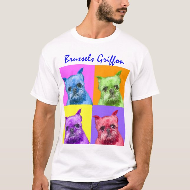 Griffon vieler Farben T-Shirt (Vorderseite)