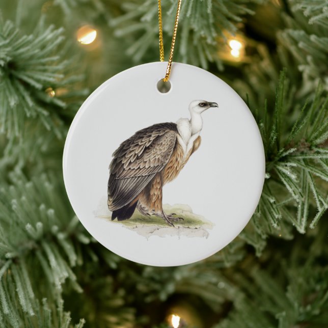 Griffon Vulture Tree Keramik Ornament (Baum)