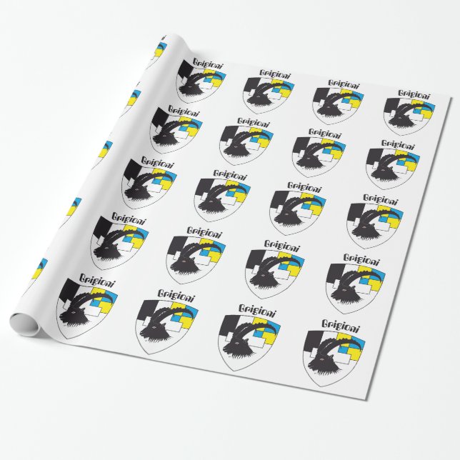 Grigioni Svizzera Geschenkpapier (Ungerollt)
