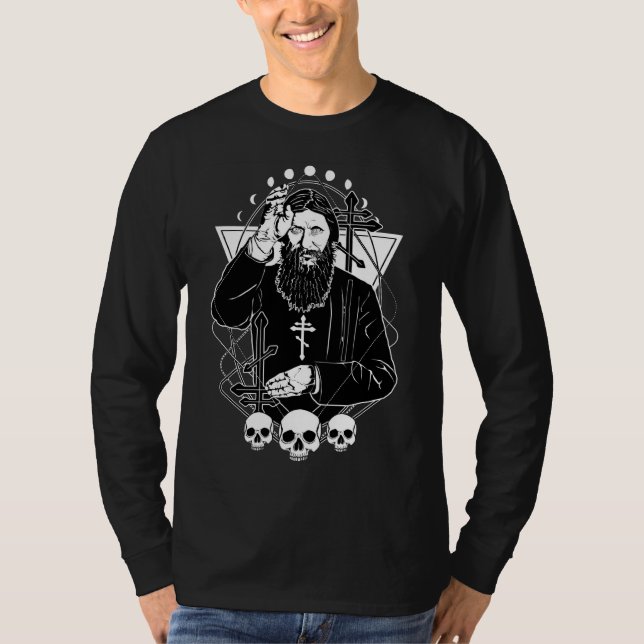 Grigori Yefimovich Rasputin, die mystische Einheit T-Shirt (Vorderseite)