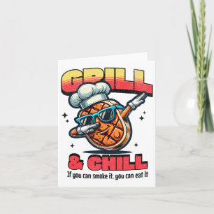Grill and Chill Funny Grillen Dab Grilled Steak Fo Karte